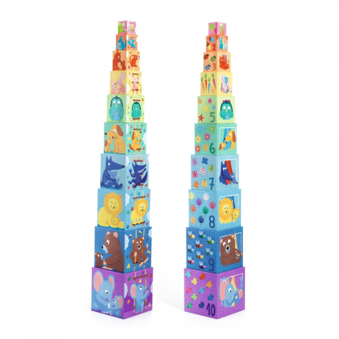 Turn de construit Curcubeu, Djeco [4]