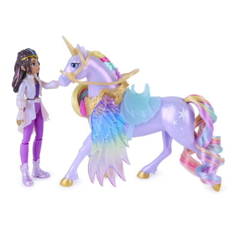 UNICORN ACADEMY SET MAGIA ARIPILOR CU PAPUSA SOPHIA SI UNICORNUL WILDSTAR CU ACCESORII [8]