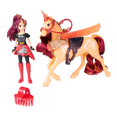 UNICORN ACADEMY SET MAGIA ARIPILOR CU PAPUSA VALENTINA SI UNICORNUL CINDER CU ACCESORII [1]