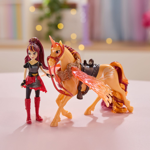 UNICORN ACADEMY SET MAGIA ARIPILOR CU PAPUSA VALENTINA SI UNICORNUL CINDER CU ACCESORII [7]