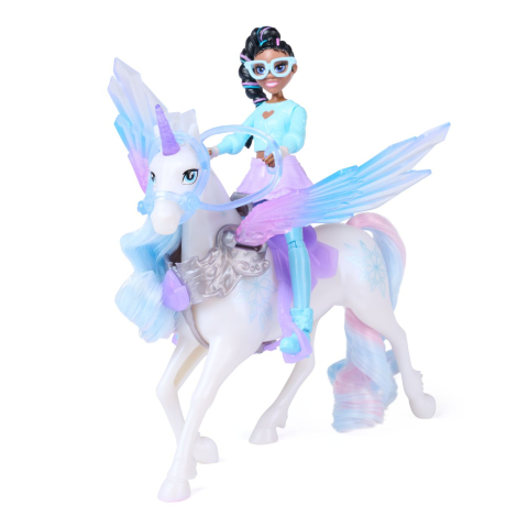 UNICORN ACADEMY SET MAGIA ARIPILOR PAPUSA LAYLA SI UNICORNUL GLACIER [5]