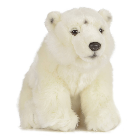 Jucarii - Urs polar de pluș 30 cm – Living Nature