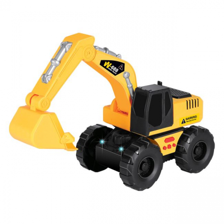 Masinute si vehicule cu telecomanda - Excavator pe Roți Interactiv