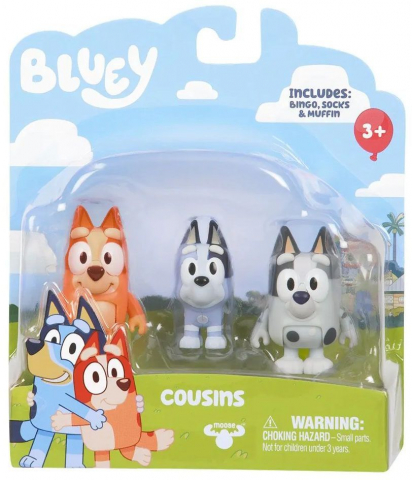 Figurine cu eroi si personaje - VERISORII - BINGO, MUFFIN,SOCKS