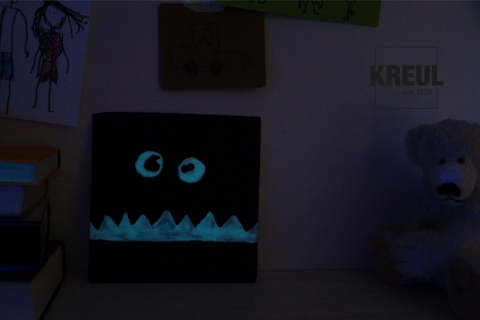 Vopsea pe baza de apa Glow-in-the-dark, Mucki, 150 ml [3]