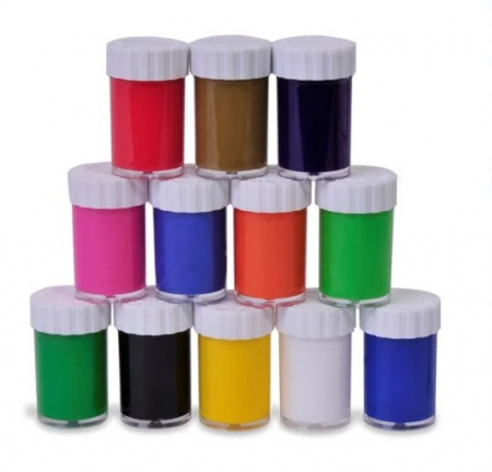 Produse art & craft-Lucru manual - Vopsea pentru Pictura cu Degetele – 12 Culori/Set !