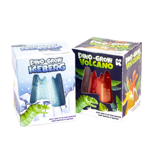 Jocuri si articole copii - Vulcan-Iceberg Dino Grow 6 cm – Nurchum, jucărie cu creștere în apă