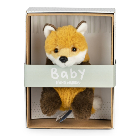 Vulpe Bebeluș de pluș 17 cm în cutie – Living Nature [1]