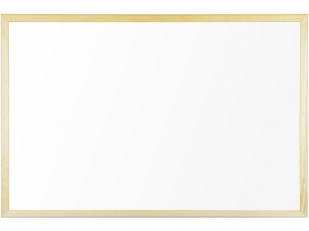 Papetarie & Birotica - Whiteboard cu ramÄƒ din lemn