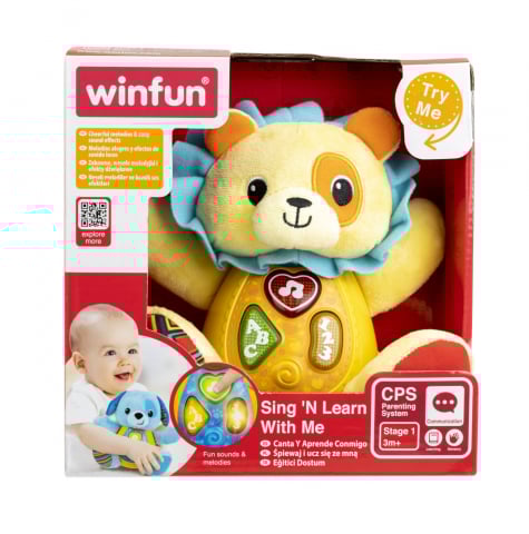 Jucarii de sortat si motricitate - WINFUN CANTA SI INVATA CU LEUL CAESAR