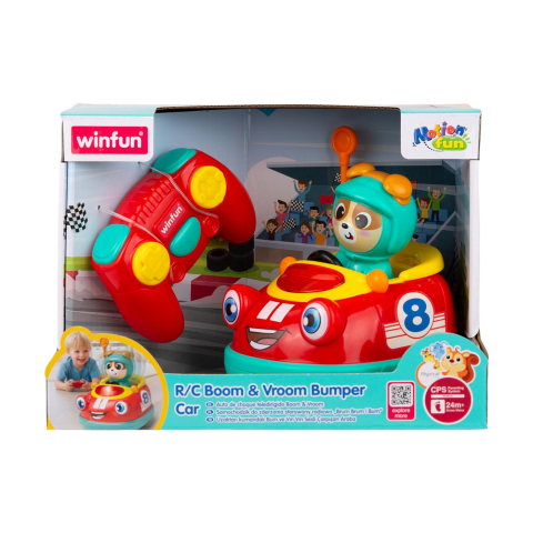 Jocuri si articole copii - WINFUN MASINUTA RC CU TELECOMANDA BOOM VROOM SI FIGURINA