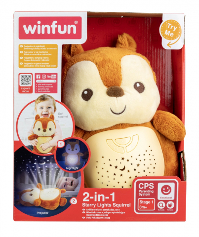 Jucarii de sortat si motricitate - WINFUN PROIECTOR SI LAMPA DE VEGHE VEVERITA