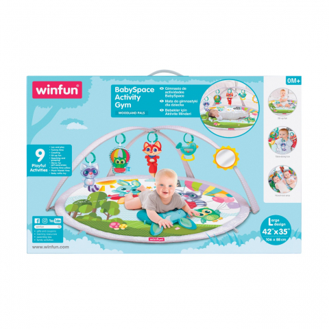 Jucarii de sortat si motricitate - WINFUN SALTELUTA CU ACTIVITATI