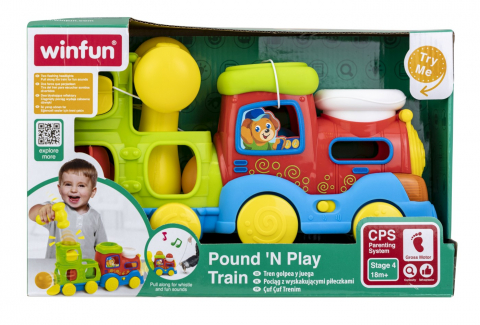 Jucarii de sortat si motricitate - WINFUN TRENULET MUZICAL