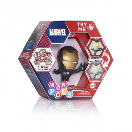Wow! Pods - Marvel Iron Man cu Armură Negru/Auriu  [5]