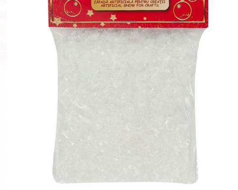 Produse art & craft-Lucru manual - Zapada artificiala pentru decorare si proiecte craft,40 grame