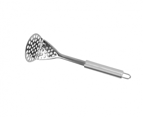 Ustensile de bucatarie - Zdrobitor pentru cartofi, metal, argintiu,25 cm
