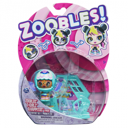 Jocuri si articole copii - Zoobles Z-Girlz Figurină Transformare Fetița Pește 
