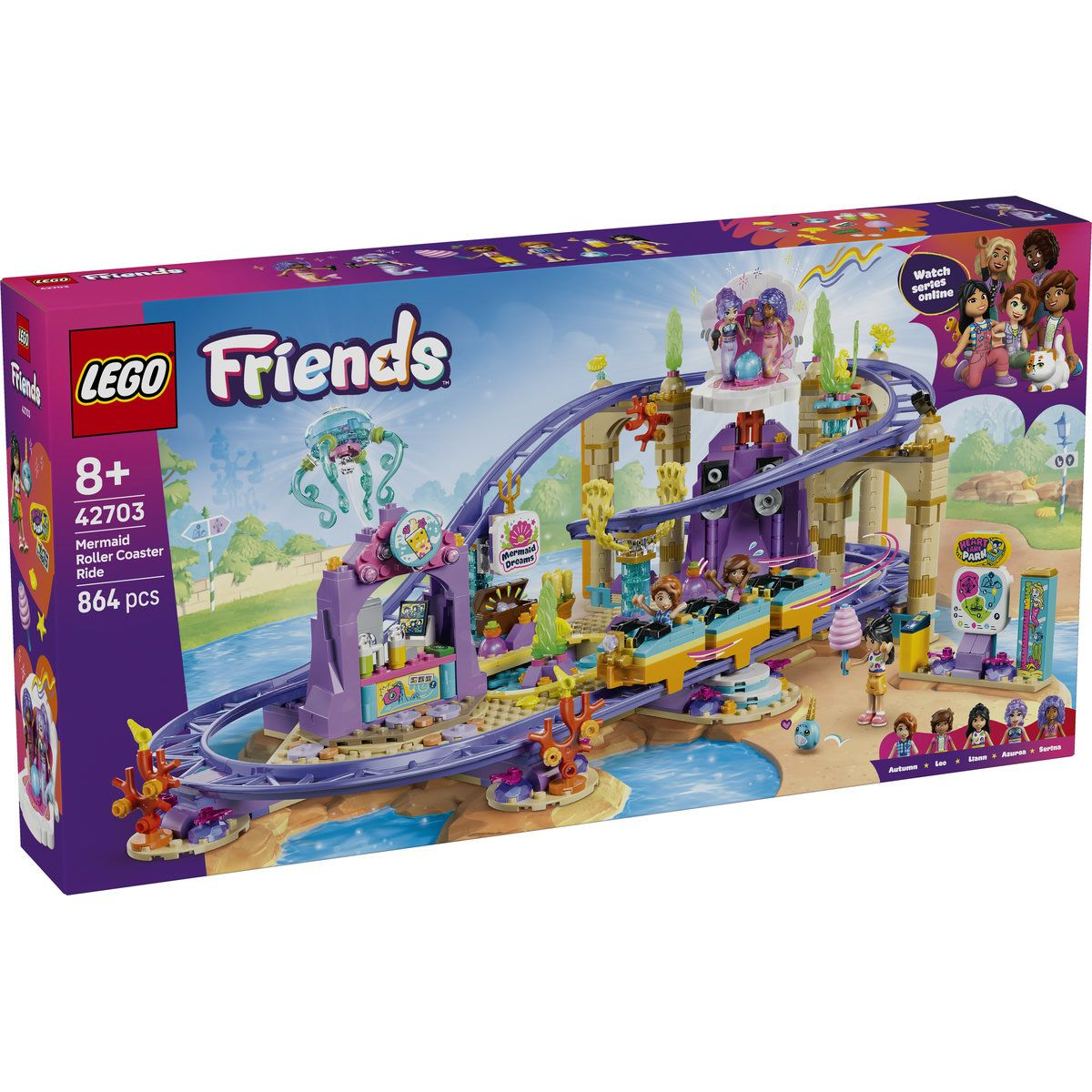 LEGO FRIENDS ROLLER COASTER CU SIRENE 42703