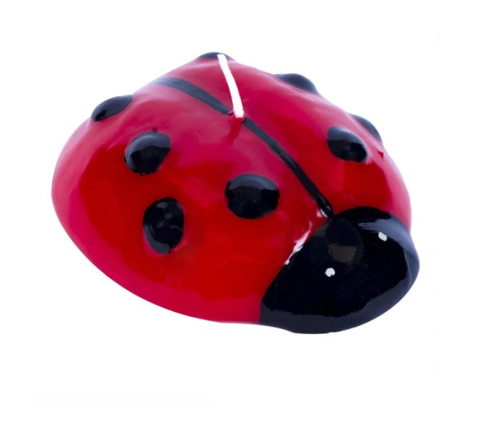 Lumanare decorativa Buburuza, 11 cm