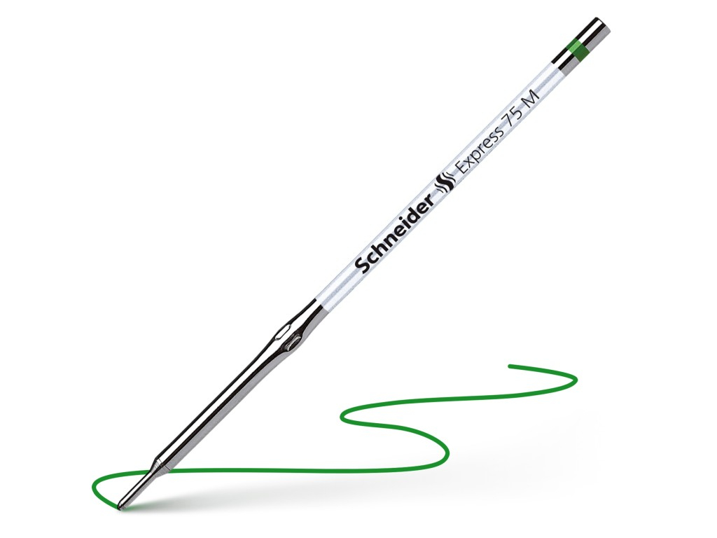 Mina metalica Schneider Express 75 M, 2 culori Verde