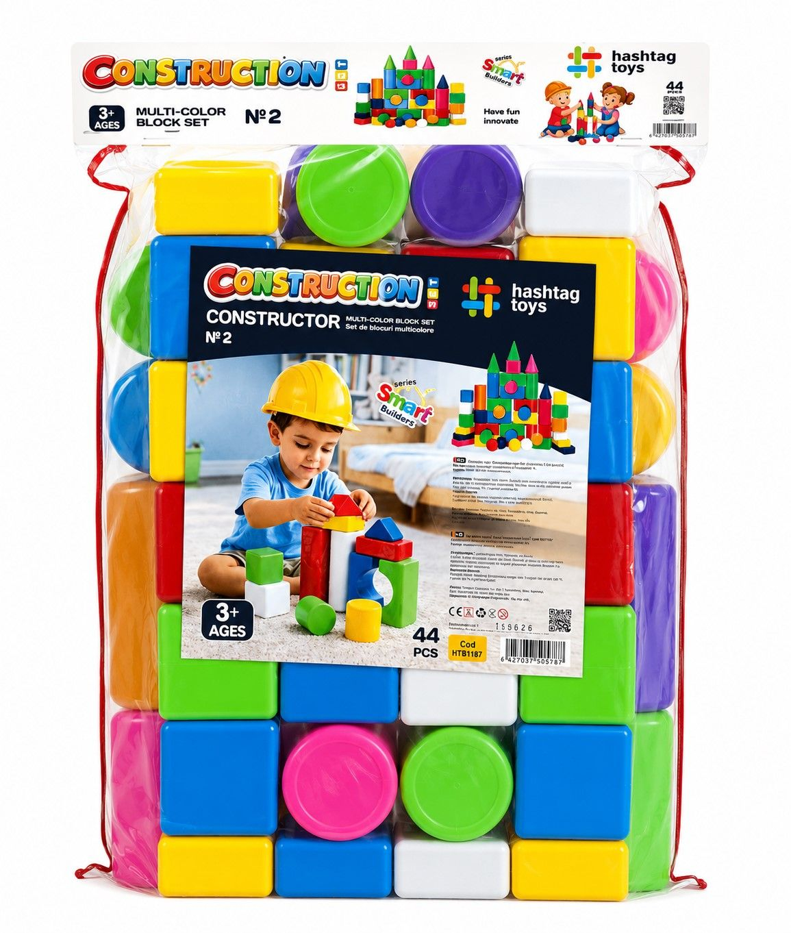 SET CONSTRUCTOR BLOCURI MULTICOLORE 2