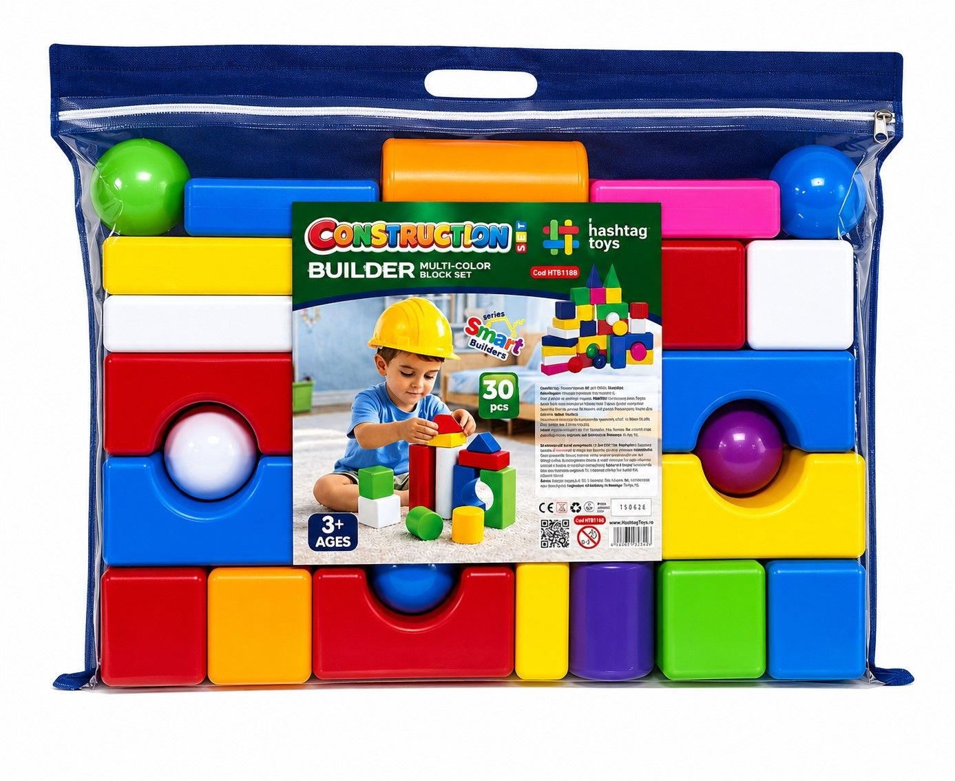 SET CONSTRUCTOR BLOCURI MULTICOLORE 3