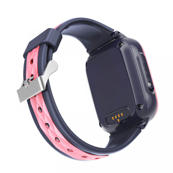 Ceas Inteligent cu GPS pentru copii WONLEX KT15 4G Roz, apelare video, rezistent la apa, localizare WiFI si monitorizare spion [7]