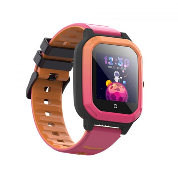 Ceas Inteligent cu GPS pentru copii WONLEX KT20 4G Roz, apelare video, rezistent la apa, localizare WiFI si monitorizare spion [3]