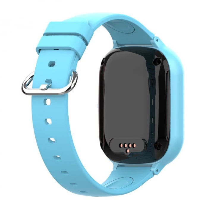 Ceas Inteligent cu GPS pentru copii WONLEX KT24 4G Albastru, apelare video, rezistent la apa, localizare WiFI si monitorizare spion [5]