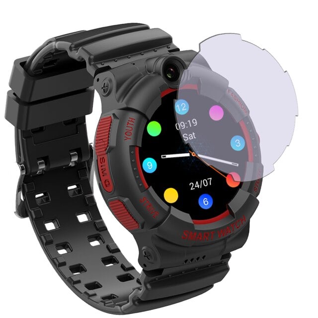 Ceas Inteligent cu GPS pentru copii WONLEX KT25 4G Negru, apelare video, rezistent la apa, localizare WiFI si monitorizare spion [3]