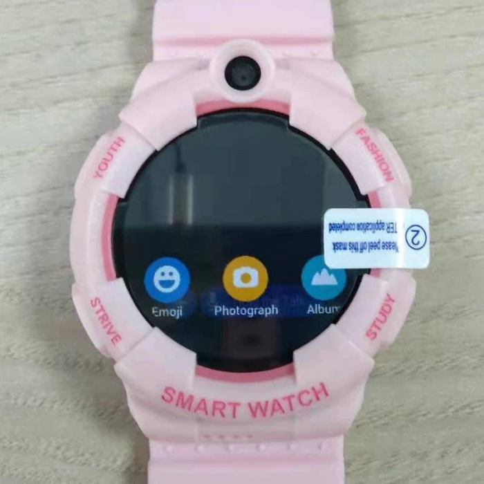 Ceas Inteligent cu GPS pentru copii WONLEX KT25 4G Roz, apelare video, rezistent la apa, localizare WiFI si monitorizare spion [4]
