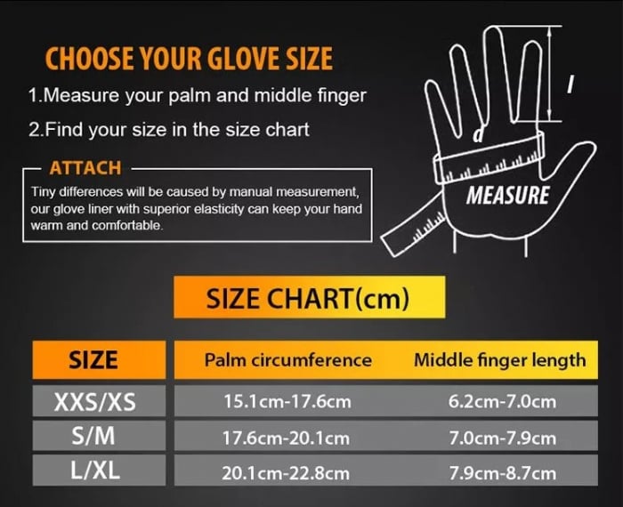 Manusi Incalzite Electric cu acumulatori reincarcabili - marimea XS [7]