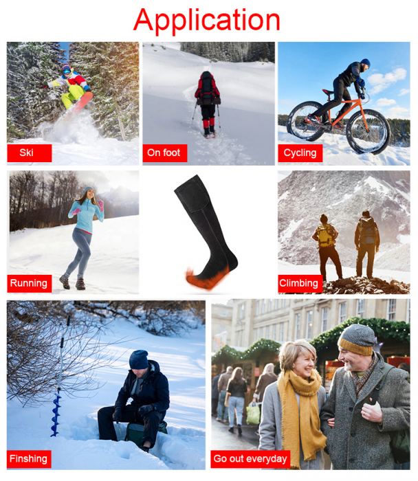 Sosete (Ciorapi) Incalzite Electric cu Telecomanda - marimea 41-46 [12]