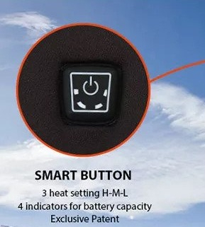 Vesta Incalzita Electric cu Acumulator Reincarcabil - marimea M [8]