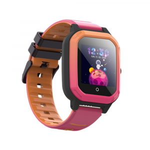 Ceas Inteligent cu GPS pentru copii WONLEX KT20 4G Roz, apelare video, rezistent la apa, localizare WiFI si monitorizare spion [2]