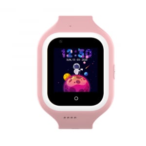Ceas Inteligent cu GPS pentru copii WONLEX KT21 4G Roz, apelare video, rezistent la apa, localizare WiFI si monitorizare spion [6]