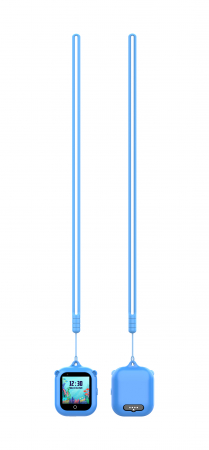 Suport Albastru din silicon cu snur pentru Ceasurile inteligente pentru copii Wonlex KT20, KT21, KT22, KT23 si KT24 [2]