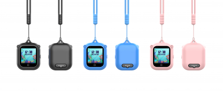 Suport Albastru din silicon cu snur pentru Ceasurile inteligente pentru copii Wonlex KT20, KT21, KT22, KT23 si KT24 [5]