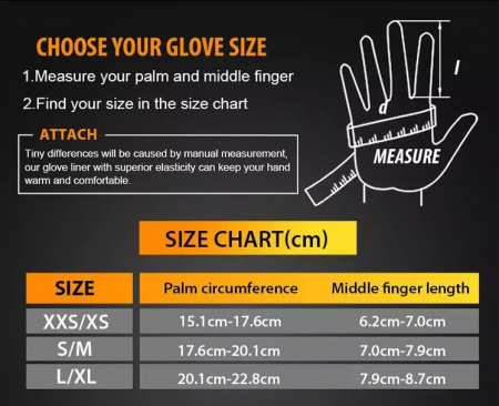 Manusi Incalzite Electric cu acumulatori reincarcabili - marimea XS [6]