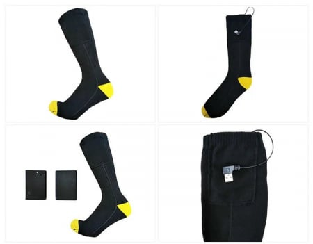 Articole cu Incalzire Electrica - Sosete (Ciorapi) Incalzite Electric cu Baterii - marimea 35-40