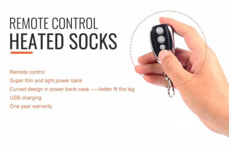 Sosete (Ciorapi) Incalzite Electric cu Telecomanda - marimea 41-46 [3]