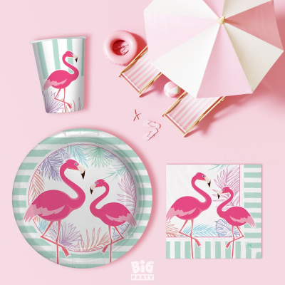 set farfurii flamingo [1]