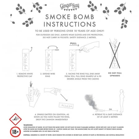 Confetti smoke bomb alb [1]