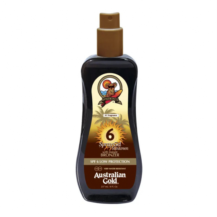 Australian Gold SPF 6 Spray Gel cu Bronzanti Atomizor - 237ml [3]