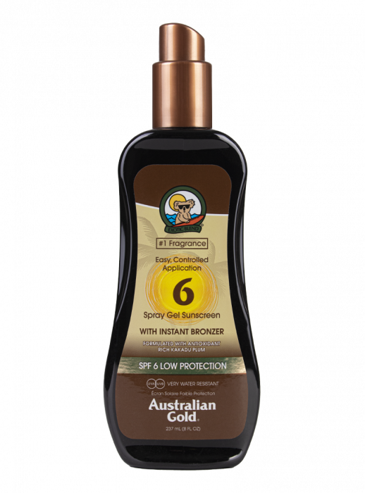 Australian Gold SPF 6 Spray Gel cu Bronzanti Atomizor - 237ml [2]