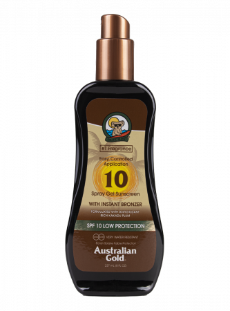 Australian Gold SPF 10 Spray Gel cu Bronzanti Atomizor - 237ml [1]