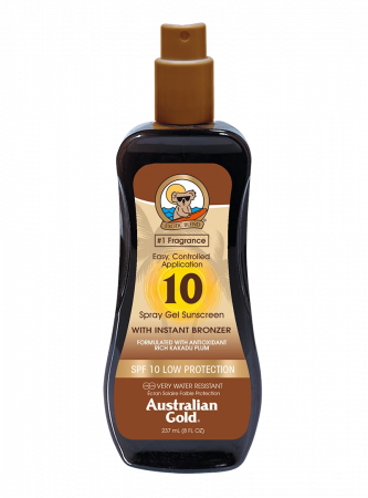 Australian Gold SPF 10 Spray Gel cu Bronzanti Atomizor - 237ml [2]