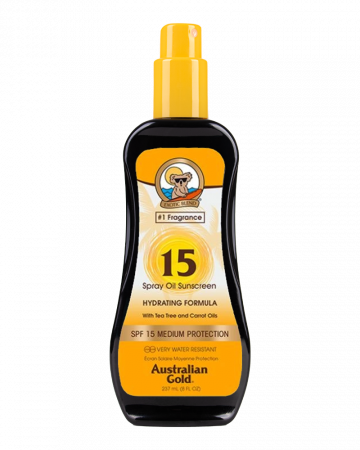 %REDUCERI - Australian Gold SPF 15 Spray Oil with Carrot Atomizor - 237ml