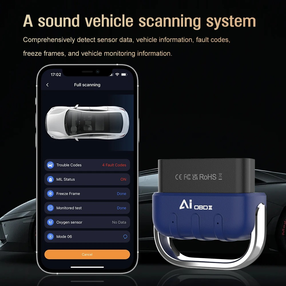 Tester diagnoza Auto DA200 cu aplicatie AI [7]